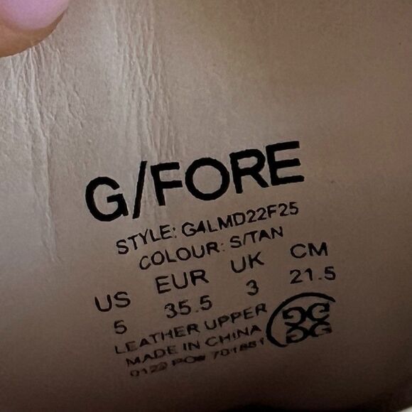 G/Fore Limited Edition White Disruptor S Street Slip On Shoes Womens Size US 5 - Picture 12 of 13